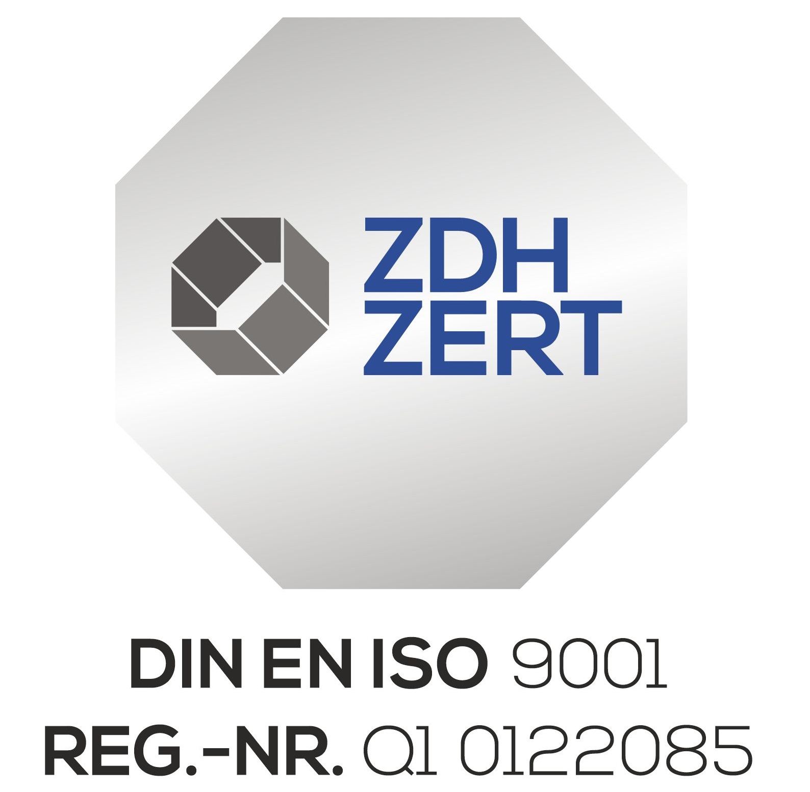 DIN EN ISO 9001:2015 Siegel